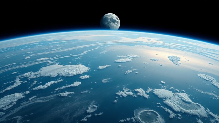 Maré do Oceano: Como a Lua Influencia a Gravitação